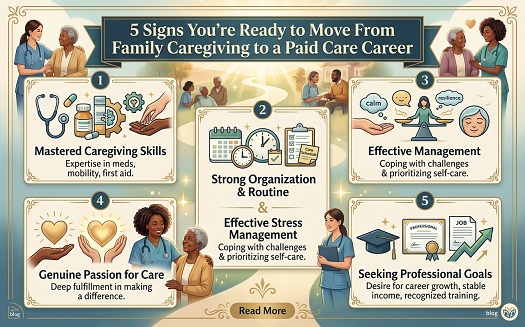 5 Signs You're Ready to Move From Family Caregiving to a Paid Care Career